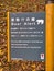 Warning signs advising tourists / walkers  to be alert for wild bears on the Nakasendo Way / Trail