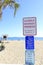 Warning Signs at the Beach