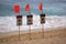 Warning Signs at Beach