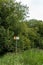 Warning signs for fishermen on Harthill reservoir, Sheffield, U.K