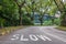 warning signs to slow down on a curving road