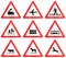 Warning signs used in Switzerland