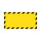 Warning striped rectangular background, yellow and black stripes on the diagonal, a warning to be careful