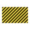 Warning striped rectangular background, yellow and black stripes on the diagonal, a warning to be careful - the potential danger