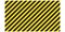 Warning striped rectangular background, yellow and black stripes on the diagonal, a warning to be careful - the potential danger v