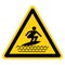 Warning Surfing Area Symbol Sign, Vector Illustration, Isolate On White Background Label. EPS10