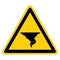 Warning Tornado Shelter Symbol Sign, Vector Illustration, Isolate On White Background Label .EPS10