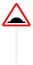 Warning traffic sign - Bumps Road
