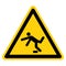 Warning Tripping Hazard Symbol Sign ,Vector Illustration, Isolate On White Background Label. EPS10