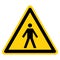 Warning Type BF Applied Parts Symbol Sign, Vector Illustration, Isolate On White Background Label. EPS10