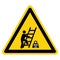 Warning Type Ladder Maximum Load 300 LBS Symbol Sign, Vector Illustration, Isolate On White Background Label .EPS10