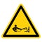 Warning Use Hooks Safety Body Only Symbol Sign ,Vector Illustration, Isolate On White Background Label. EPS10