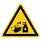 Warning Wash and Sanitise Hands Symbol Sign ,Vector Illustration, Isolate On White Background Label. EPS10