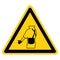 Warning Wear Back Support Symbol Sign, Vector Illustration, Isolated On White Background Icon. EPS10