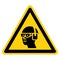 Warning Wear Chemical Goggles and Ear Muffs Symbol Sign ,Vector Illustration, Isolate On White Background Label. EPS10