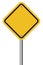 Warning yellow sign