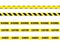 Warning yellow tape