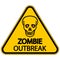 Warning zombie outbreak