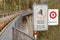 Warnings on Wiesen Viaduct