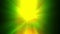 Warp chromatic of green and yellow blurry light of ray