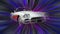 Warp speed space travel american corvette c1 vintage car cars convertible motor background laser beam lights light retro vehicle