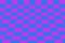 Warped perspective coloured checker board effect grid purple and blue