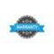 Warranty icon. Guarantee sign with ribbon and stars. Vector EPS10