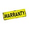 Warranty web dirty rusty metal icon plate sign