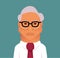 Warren buffett vector illustration