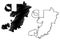 Warren County, Mississippi U.S. county, United States of America, USA, U.S., US map vector illustration, scribble sketch Warren