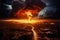 Wars horrors a nuclear bomb unleashes a devastating, cataclysmic explosion