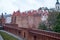 Warsaw Barbican castle defense wall