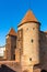 Warsaw Barbican fortified outpost as part of brick and stone historic defence walls in Stare Miasto Old Town quarter of Warsaw,