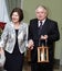 Warsaw, Masovia / Poland - 2006/12/18: President couple - Lech Kaczynski - president of Poland and one of leaders of the Law and