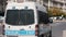 Warsaw, Poland, 05.07.2020. Protest of the Entrepreneurs. Close up shot of the police emergency vehicle on the street