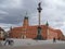 Warsaw/Poland - 21/03/2020 - Empty square in front of Royal Castle due to coronavirus pandemic.