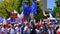 Warsaw, Poland. 4 June 2023. Hundreds of thousands march in anti-government protest to show support for democracy.