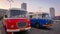 Warsaw, Poland - May 10, 2018: Polish Car Nysa Converted Into A Tourist Minibus Stands In The Center Of Warsaw