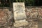 WARSAW, POLAND - MAY 12, 2012: Memorial stone to Polish citizens who died in this place for the freedom of the motherland on