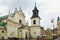 WARSAW, POLAND - MAY 12, 2012: The St. Hyacinth Church in New Town of Warsaw