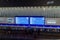 Warsaw, Poland - November 29, 2016: Information terminal at the railway station