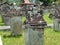 Waruga stones grave yard in Aermadidi, Minahasa.