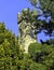 Warwick Castle - the Mound and Northern Tower in Warwick, Warwickshire, UK