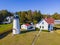 Warwick Lighthouse aerial view, Warwick, RI, USA