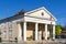 Warwick, NY / United States - Oct. 5, 2019: a landscape view of Village Hall on Main Street