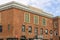 Warwick, NY / United States - Sept. 26, 2020: Close up landscape view of the historic Masonic Temple on the corner of Main Street