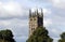 Warwick, UK - September 17 2017: The tower or steeple of St Mary