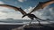 It was a mighty fine bird, that Pteranodon Pterodactyl. It was as big as a plane,