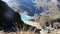 Waserfallboden and Mooserbodan dams in Kaprun in Austrian Alps