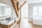 Wash basins in loft bathroom